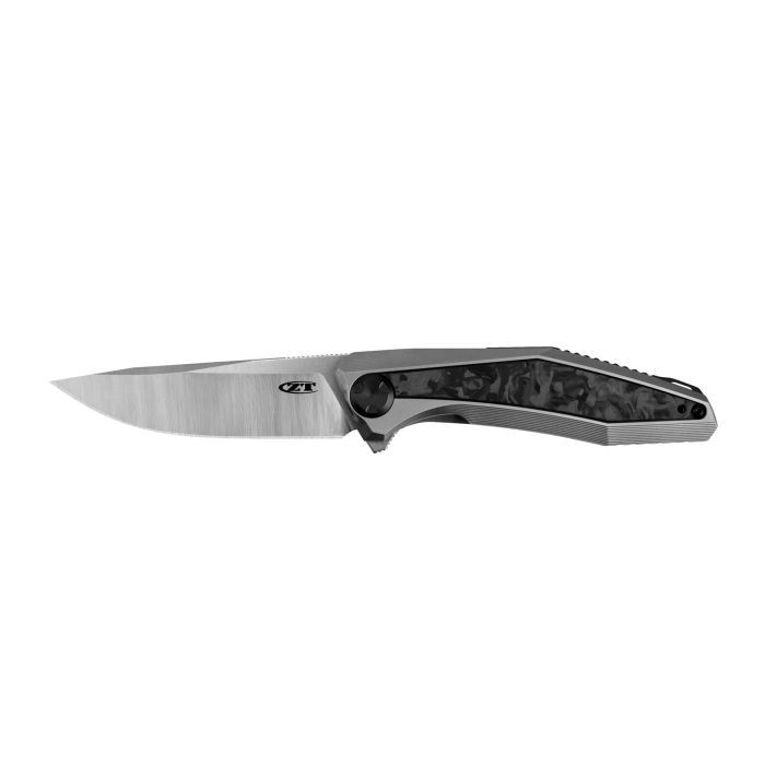 Zero Tolerance Sinkevich 0470 Flipper Knife Marbled Carbon Fiber 3.4" Satin Blade